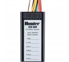 Hunter ICD-600 декодер на 6 станцій з захистом від перенапруги і проводом заземлення