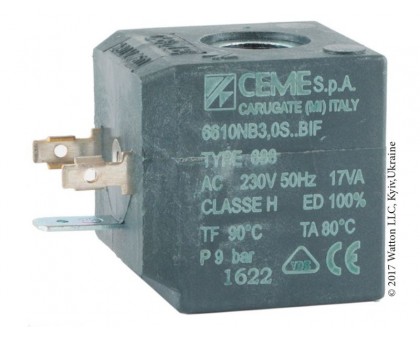 Катушка CEME B6 230 VAC к клапану CEME