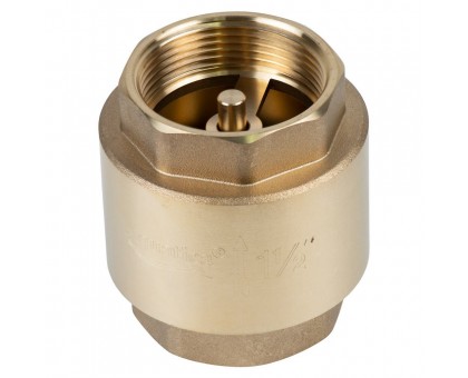 Клапан обратный F1 1/2"×F1 1/2" (латунь) euro 640г AQUATICA (779658)