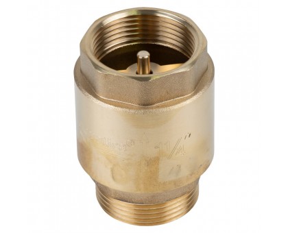 Клапан обратный M1 1/4"×F1 1/4" (латунь) euro 510г AQUATICA (779657)