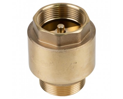 Клапан обратный M1 1/2"×F1 1/2" (латунь) euro 680г AQUATICA (779659)