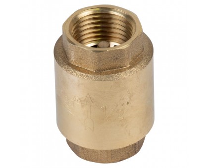 Клапан обратный F1/2"×F1/2" (латунь) euro 130г AQUATICA (779650)