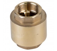 Клапан обратный F3/4"×F3/4" (латунь) euro 205г AQUATICA (779652)