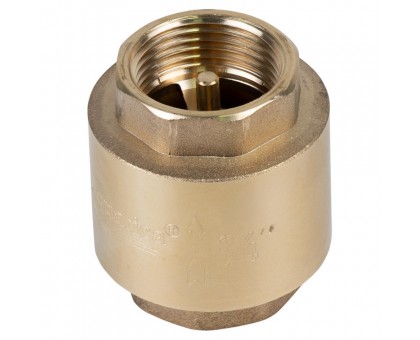 Клапан обратный F3/4"×F3/4" (латунь) euro 205г AQUATICA (779652)