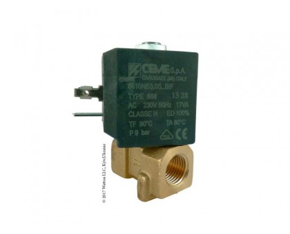 Клапан электромагнитный CEME 6610