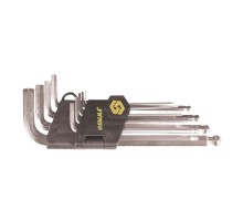 Ключи шестигранные 9шт 1/16-3/8" CrV (короткие) SIGMA (4022541)