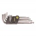 Ключи шестигранные 9шт 1/16-3/8" CrV (короткие) SIGMA (4022541)