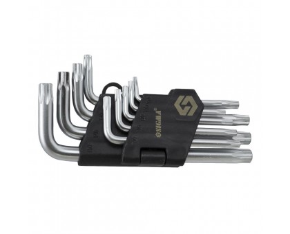 Ключи TORX 9шт T10-T50 CrV (короткие с отверстием) SIGMA (4022211)