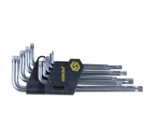 Ключи TORX 9шт T10-T50мм CrV (длинные с отверстием) SIGMA (4022231)