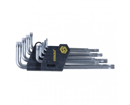 Ключи TORX 9шт T10-T50мм CrV (средние с отверстием) SIGMA (4022221)