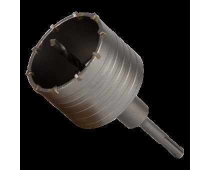 Коронка по бетону Ø80×70мм 10 зубцов + хвостовик 110мм SDS-plus GRAD (1514405)