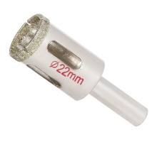 Коронки алмазные по керамике и стеклу Ø22мм SIGMA (1541221)