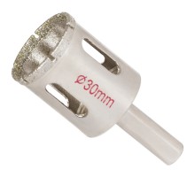 Коронки алмазные по керамике и стеклу Ø30мм SIGMA (1541301)