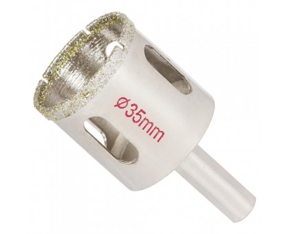 Коронки алмазные по керамике и стеклу Ø35мм SIGMA (1541351)