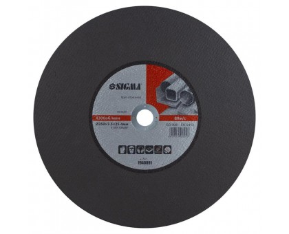 Круг отрезной по металлу Ø350×3.5×25.4мм SIGMA (1940891)