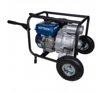 Мотопомпа 7.5л.с. Hmax 26м Qmax 60м³/ч (4-х тактный) для грязной воды WETRON (772557)