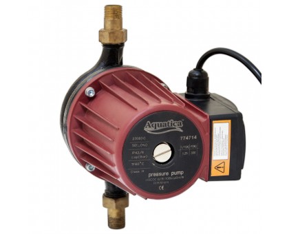 Насос для повышения давления 270Вт Hmax 12м Qmax 47л/мин Ø3/4" 195мм + гайки Ø1/2" AQUATICA (774714)
