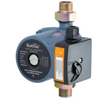 Насос циркуляционный 65Вт Hmax 4м Qmax 63л/мин Ø1" 130мм + гайки Ø3/4" WETRON (774511)