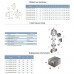 Насос циркуляционный фланцевый 0.7кВт Hmax 12.3м Qmax 220л/мин DN40 250мм + ответный фланец AQUATICA (774167)
