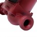 Насос циркуляционный 75Вт Hmax 4м Qmax 40л/мин Ø1 1/2" 180мм бордо + гайки Ø1" WETRON (774212)