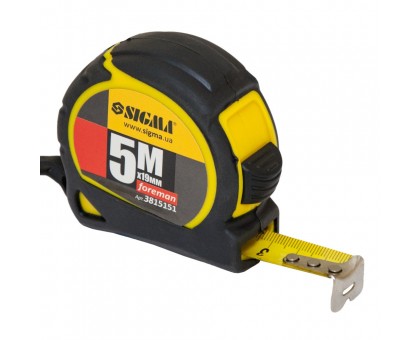 Рулетка Foreman 5м×19мм SIGMA (3815151)