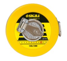 Рулетка стекловолокно 10м×13мм SIGMA (3831101)