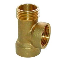 Соединитель трёхвыводной 70мм 1"M×1"F×1"F AQUATICA (779611)