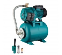 Станция 0.75кВт HSmax 35м Hmax 50м Qmax 30л/мин (внеш. эжектор Ø96мм) 24л LEO 3.0 (776238)