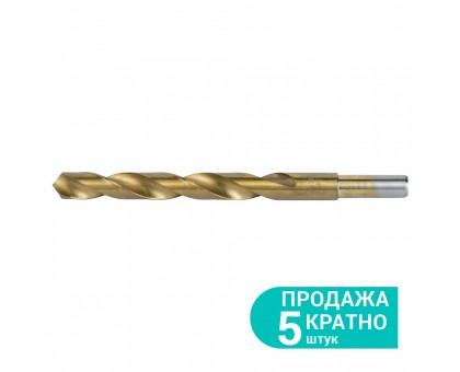 Сверло по металлу HSS-TIN титановое Ø12.0мм (pvc, КРАТНО 5шт) SIGMA (1165901)