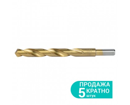 Сверло по металлу HSS-TIN титановое Ø13.0мм (pvc, КРАТНО 5шт) SIGMA (1165921)
