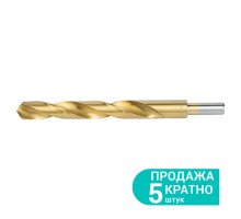 Сверло по металлу HSS-TIN титановое Ø15.0мм (pvc, КРАТНО 5шт) SIGMA (1165961)