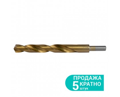 Сверло по металлу HSS-TIN титановое Ø16.0мм (pvc, КРАТНО 5шт) SIGMA (1165981)