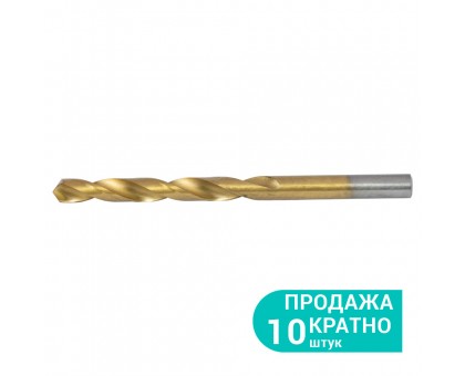 Сверло по металлу HSS-TIN титановое Ø7.5мм (pvc, КРАТНО 10шт) SIGMA (1165681)