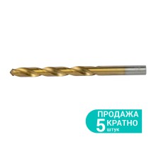 Сверло по металлу HSS-TIN титановое Ø9.0мм (pvc, КРАТНО 5шт) SIGMA (1165811)