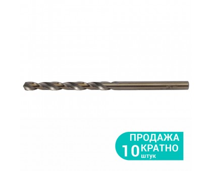 Сверло по металлу Р6М5К5 кобальтовое Ø4.0мм (тубус, КРАТНО 10шт) ULTRA (1131332)