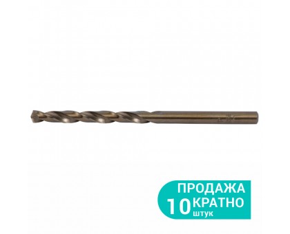 Сверло по металлу Р6М5К5 кобальтовое Ø4.2мм (тубус, КРАТНО 10шт) ULTRA (1131352)
