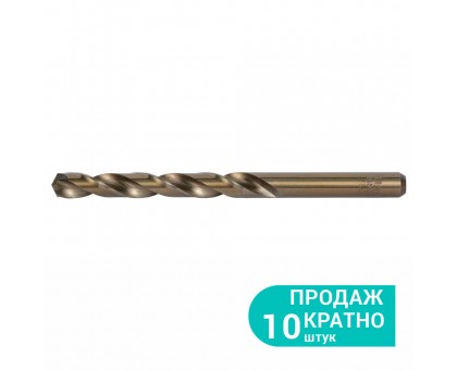Сверло по металлу Р6М5К5 кобальтовое Ø9.0мм (тубус, КРАТНО 10шт) ULTRA (1131812)