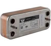 Теплообменник ГВС Zilmet 10 пластин для котла ZOOM