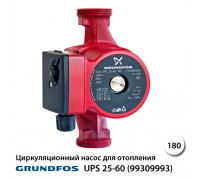 Циркуляційний насос Grundfos UPS 25-60 180 (99309993)