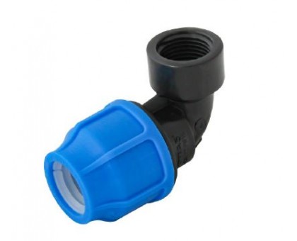 Коліно 90 ° з вн. різьбленням. PP D.75х2 1/2