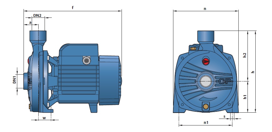 габарити Pedrollo CPm 170 